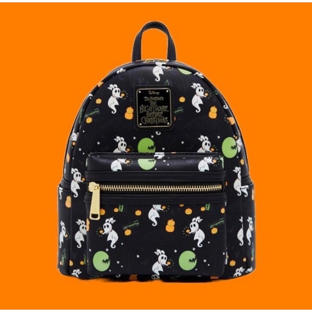 Loungefly Disney Nightmare Before Christmas Zero Ghost Dog Mini Backpack Black